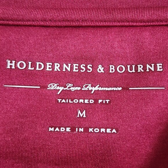 Holderness & Bourne Sweater Mens Medium Betts Team Tailored Fit Pullover Golf - Picture 4 of 11